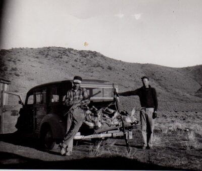 My grandfather starting the Southern Utah tradition of deer camp