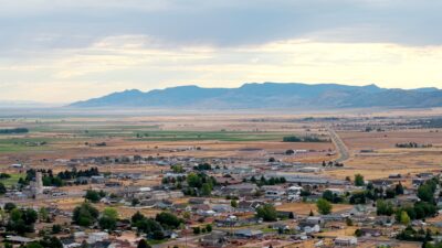 Aerial view of the enterprise, utah community